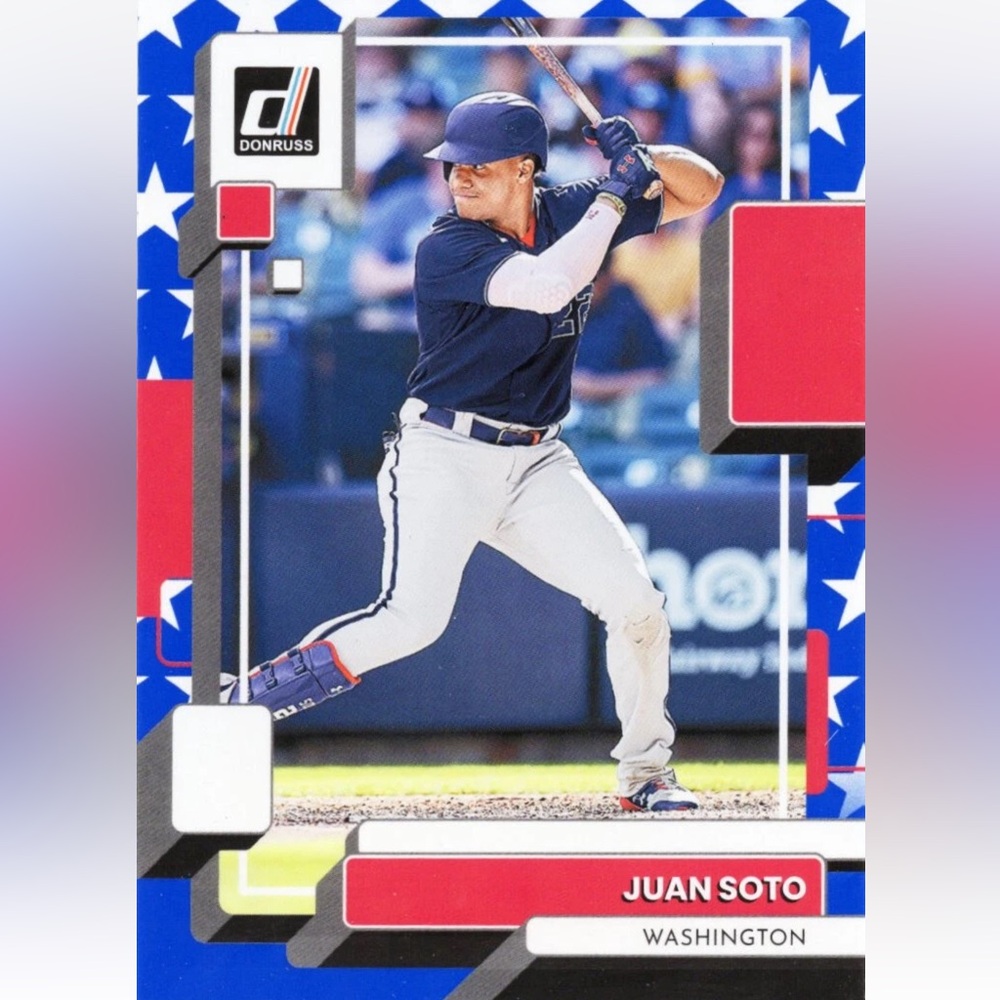 Juan Soto 2022 Donruss Baseball Card